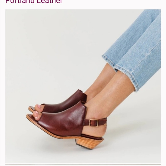 *Like New* Portland Leather Patina Slingback Mules - Picture 8 of 8